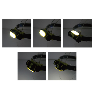 کمپکت قابل شارژ Camping LED چراغ قوه 2200 MAh قابل تنظیم کمربند دست موج