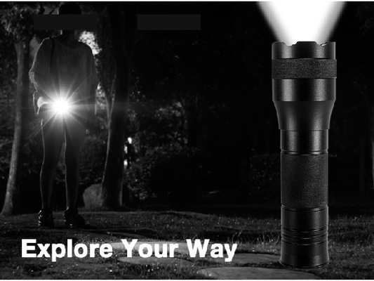 EDC ضد آب دست LED چراغ قوه 164 Lumens مواد آلومینیوم آلیاژی