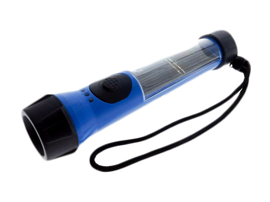 100 Lumen Solar Powered چراغ قوه، ABS پلاستیکی چراغ قوه مشعل